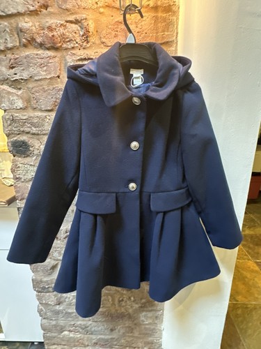 Girls navy winter coat - navy,