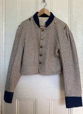 Vintage Cropped Military Napoleon Hussar Uniform Jacket