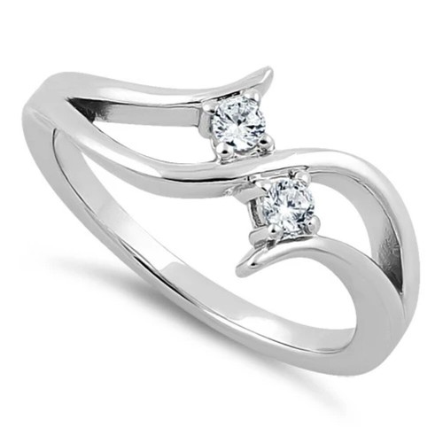 Elegant sterling silver double - elegant,