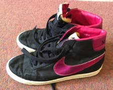 Nike Blazers Ladies Black &