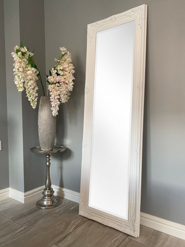 Tall white full length floor - tall,