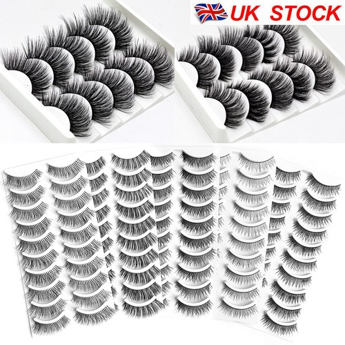 10pairs fake eyelashes long - 10pairs,