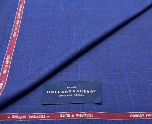 Holland sherry blue check - &,