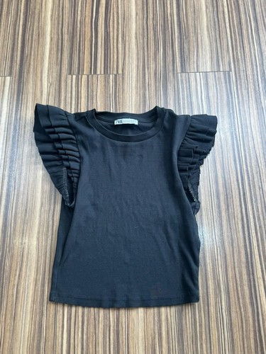 Zara black ribbed sleeveless - zara,