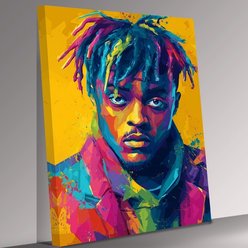 Juice wrld vibrant pop astract - vibrant,