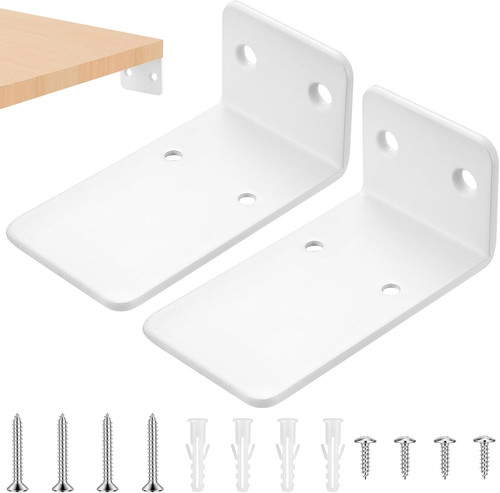 White floating shelf - white,
