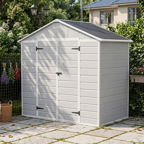 8x4ft plastic garden shed - 8x4ft,