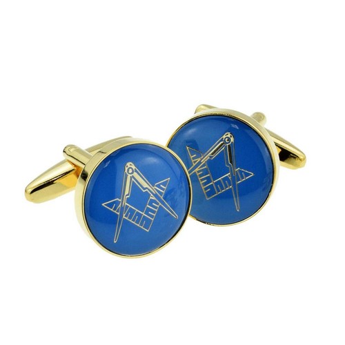 Blue gold enamelled - &,
