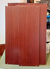 11 Mahogany Effect Laminated Chipboard Short Plank Shelves - 7  exc condn + 4