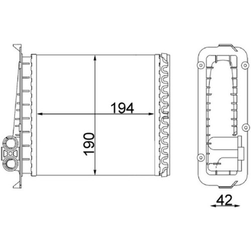Mahle heater for - mahle, r
