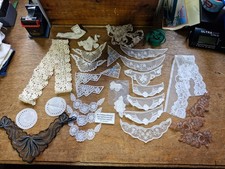 30 x VINTAGE APPLIQUE LACE