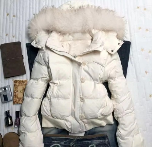 Puffer jacket fur lined - puffer, hood