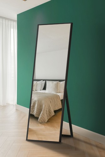 Large black edged aluminium - black,