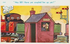 Vintage saucy seaside - vintage, postcard