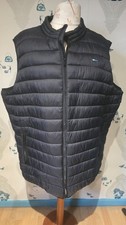 Mens Blue Quilted Zip Front Gilet With Pockets, Bad Rhino 4xl 64" Chest