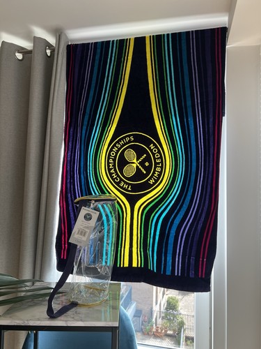 Bnwt wimbledon christy towel - wimbledon,