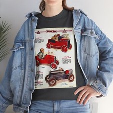 Vintage Pedal Car Collector Tee, Tri-Ang 1930's Retro Unisex Tshirt, Classic Car