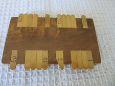 Bezique vintage score keeper -