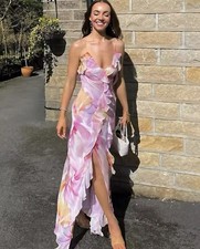 New Pink Evening Dress