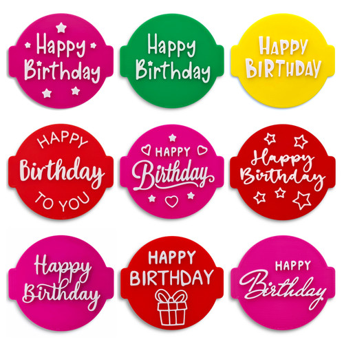 Happy birthday embosser - happy,