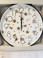 Emma Bridgewater inspired polka bee clock