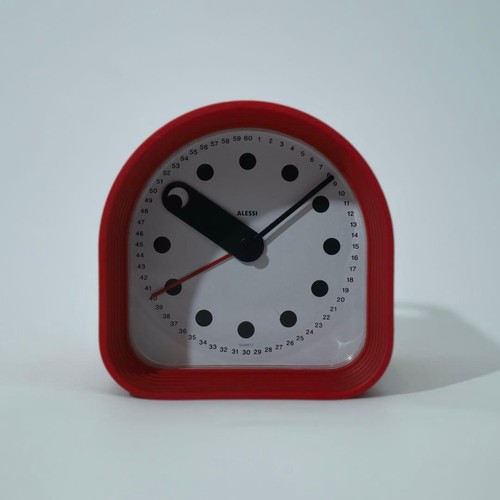 Alessi desk clock joe colombo - alessi,