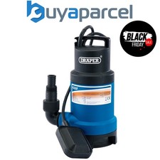 Draper 61667 Submersible Sub Dirty Water Pump with Float Switch 200L/min