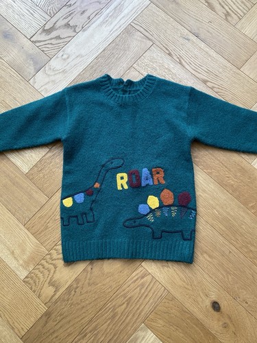 Green dinosaur jumper age 5 - green, 4-5