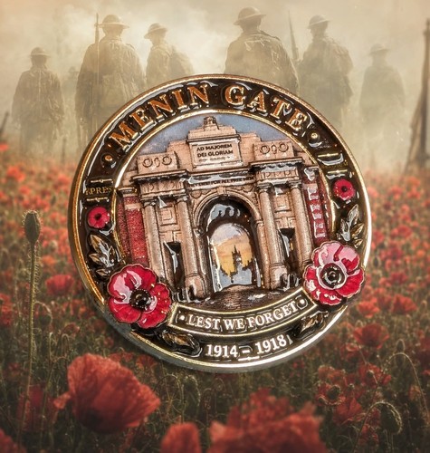 Menin gate pin badges ulster - pin,