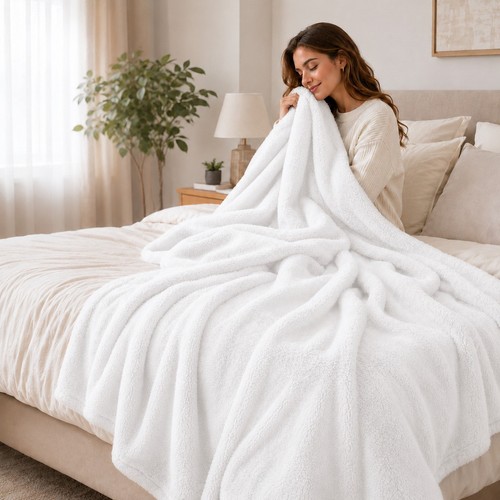 Large fleece blanket sofa - blanket,