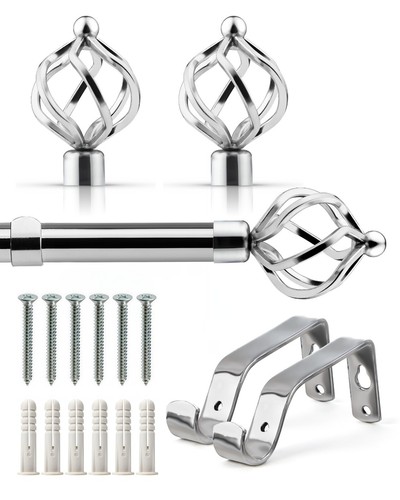 Extendable curtain poles with - extendable,