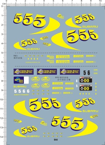Decals subaru impreza - decals,