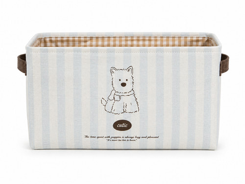 Large linen dog - large, toy
