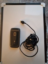 Doro PhoneEasy 610 Black – O2 – Fully Working  – Easy Use Flip Phone