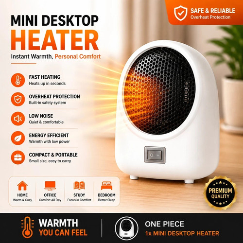 Portable 400w electric heater - portable,