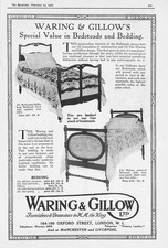WARING & GILLOW'S Furnishers, Oxford St London - Antique Advertisement 1921
