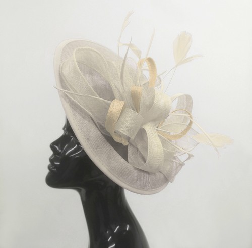 Big saucer sinamay - on, headband