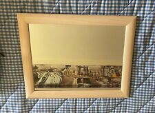 Mirror - Beech wood style frame - 18.5” x 15”- Rear fixings - Collection NW LDN