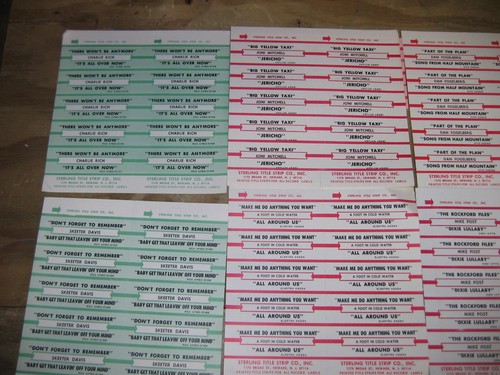 1000 sterling title strips - title,