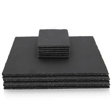 Time to Sparkle 4/6/8set Slate Table Placemats 20x30cm Coasters Wedding Party