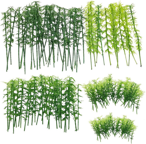 120 pcs model bamboo trees - pcs,