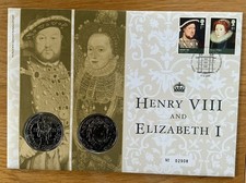 2009 GB Stamps, £5 Coin x2