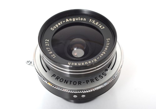 Schneider super angulon 6 - super-angulon, f/5.6