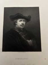1830s Vintage Print Rembrandt