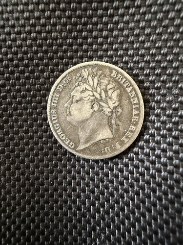 1824 sixpence king george - sixpence,