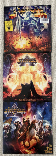 Stryper 3lp lot - lot-, ed