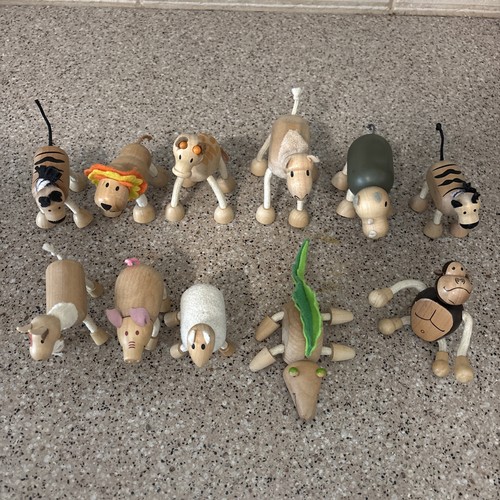 Anamalz wooden poseable toy - anamalz,