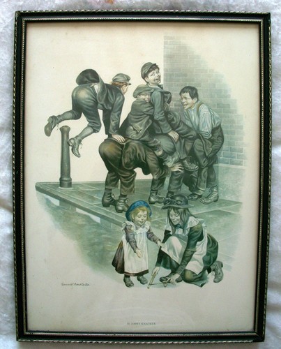 Vintage art print - , hi