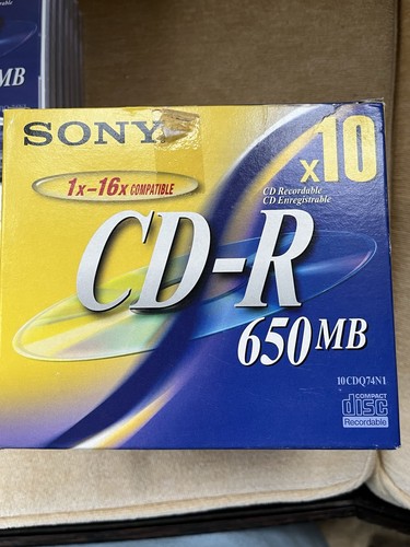 Sony recordable 650 - cd-r, mb