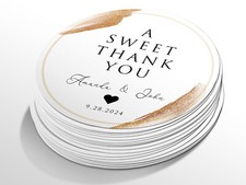 Personalised wedding round